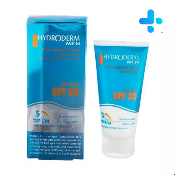 Hydroderm Total Sunblock SPF35 For Men 50ml Cream