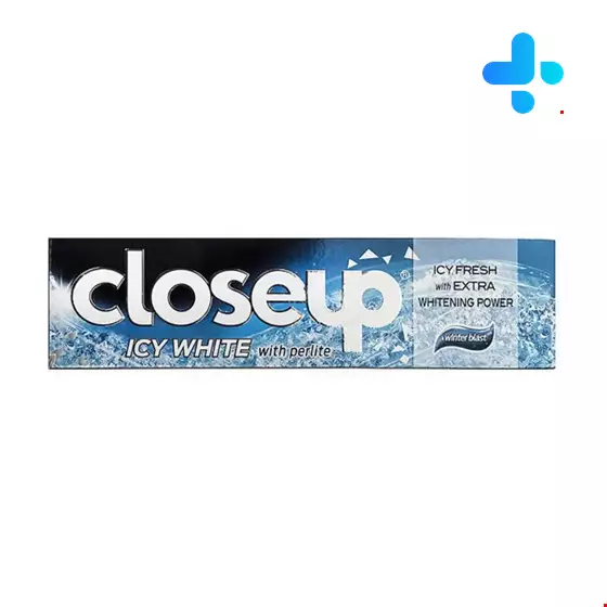 Icy White Winter Blast Toothpaste Closeup