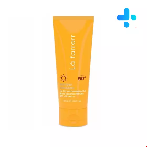La Farrerr Anti Spot Sunsceen Cream SPF50 for Oily and Acne Prone Skin 40 ml