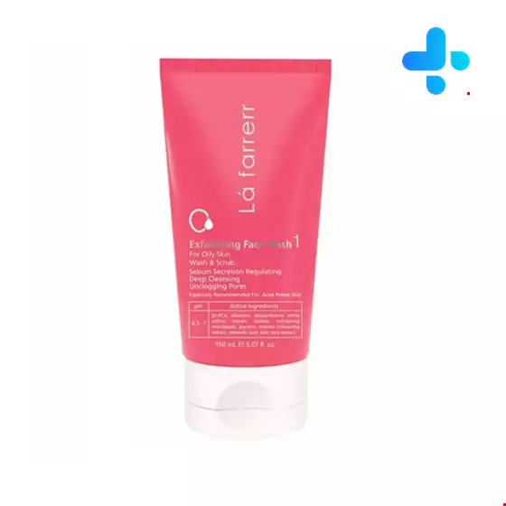La Farrerr Exfoliating Face Wash 1 For Oily Skin 150 ml