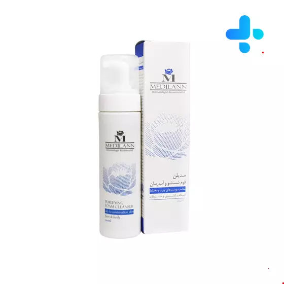 Medilann Purifying Foam Cleanser For Oily To Combination Skin 200 Ml