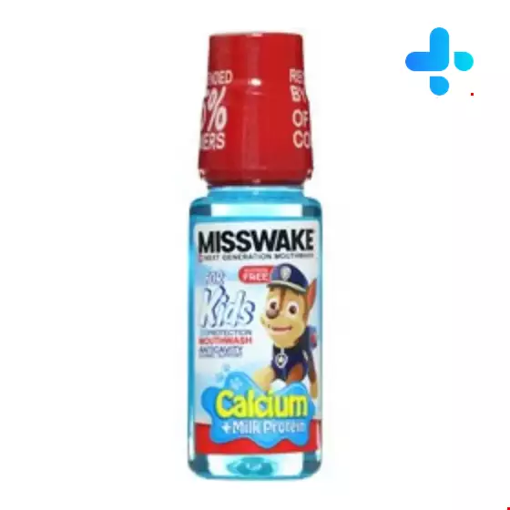 Misswake Blue Calcium Plus Milk For Kids 200ml Mouthwash