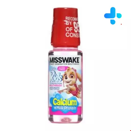 Misswake Pink Calcium Plus Milk For Kids 200ml Mouthwash