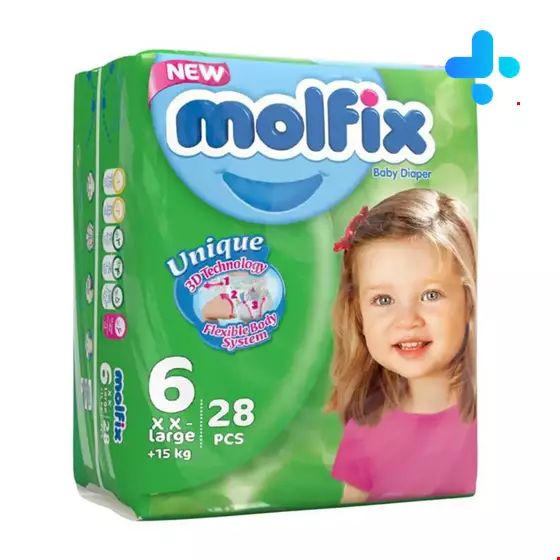Molfix 28 diapers size 6