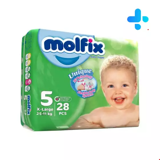 Molfix baby 28 diapers 5