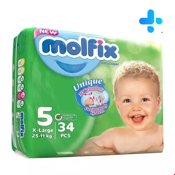 Molfix baby 34 diapers 5