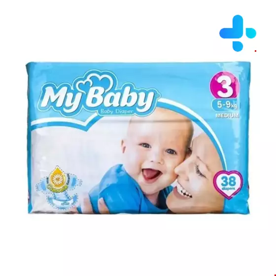 My baby baby 38 diapers size 3
