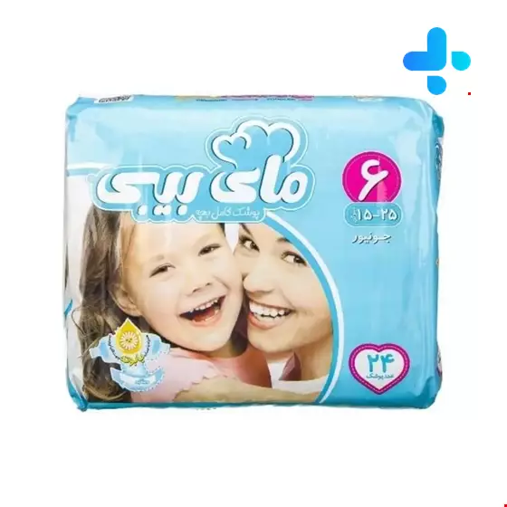 My baby junior size 6 baby 24 diapers