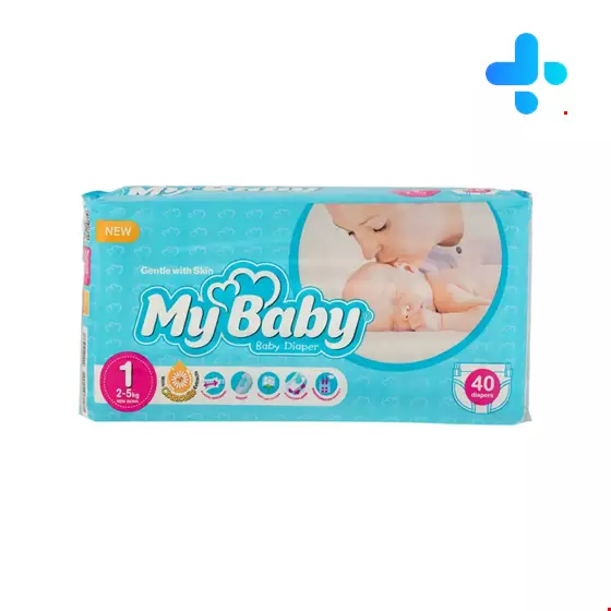 My baby size 1 baby 40 diaper
