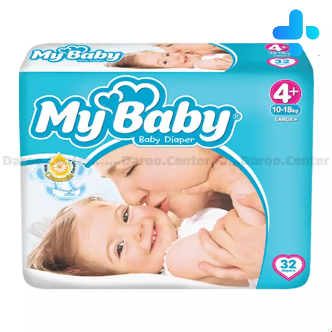 My baby size 4+ baby 32 diapers