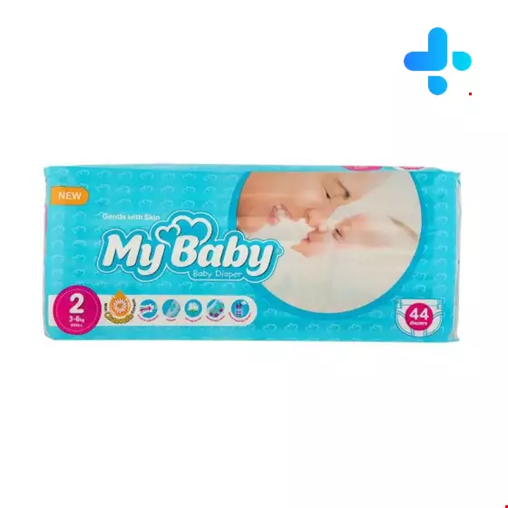My baby stretchy size 2 44 diapers pach