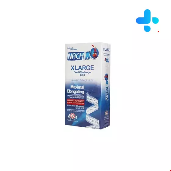 Nach Kodex XL Cold Challenger 5 in 1 Delay Condom 12 PCS