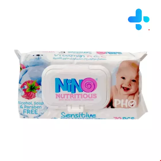 Nino Calendula Sensitive Baby Wet Wipes With Vitamin A And E