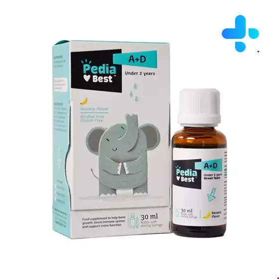 Pedia Best A+D Oral With Banana Flavor 30ml Drops