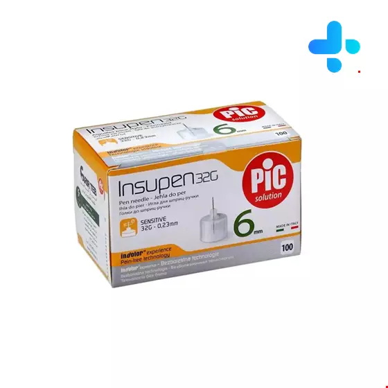Pic Solution Insulin Pen Needle 6 mm