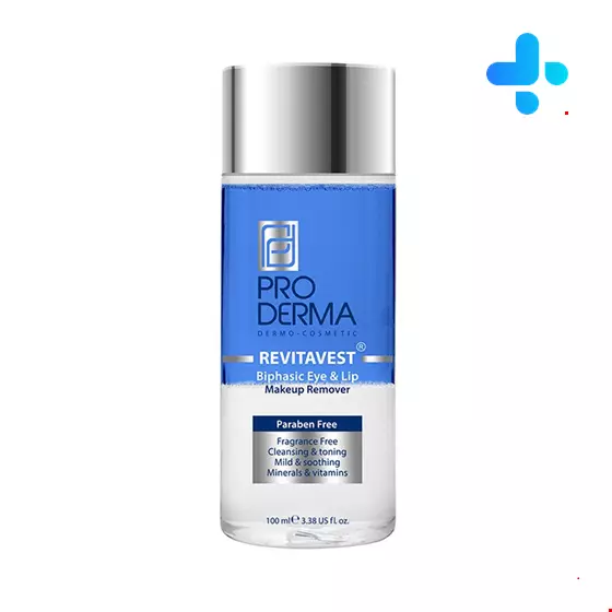 ProDerma Revitavest Biphasic Eye And Lip Makup Remover 100 ml