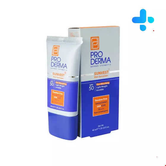 ProDerma SPF50 Sunvest Men Sunscreen 40 ml
