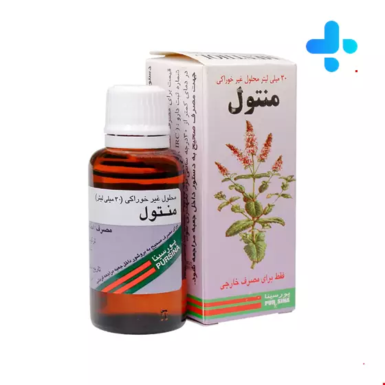 Pur Sina Menthol Solution For External Use Only 30 Ml