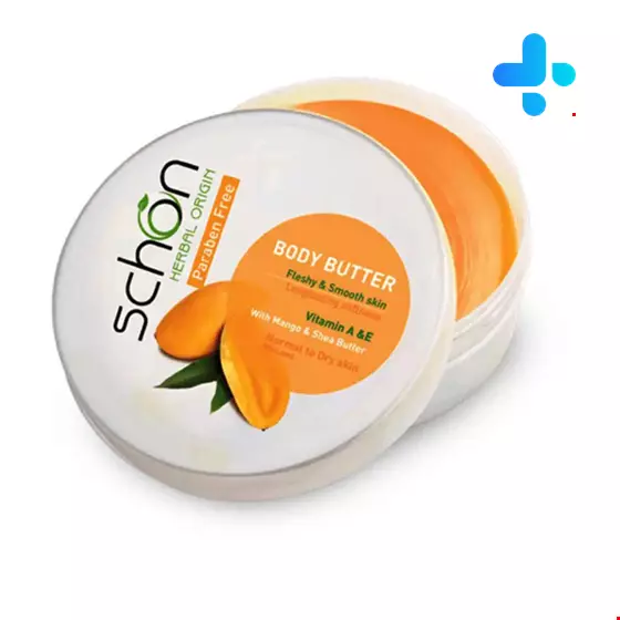 Schon Mango And Sheabutter Body Butter For Normal To Dry Skins 200ml