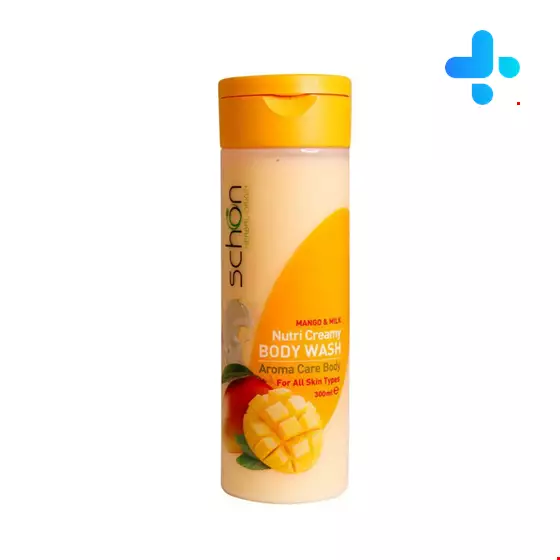 Schon Nutri Creamy Mango and Milk Body Wash for All Skin Types 300 ml