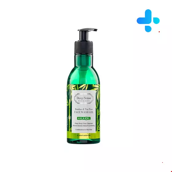  Deep Sense Bamboo And Tea Tree extract Face Wash Gel Suitable for oily skin 250 ml