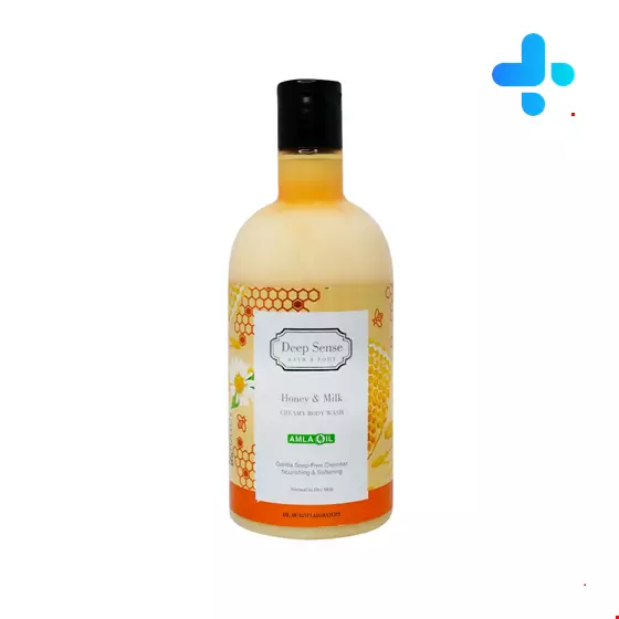  Deep Sense Honey and Milk Creamy Body Wash Suitable for normal and dry skin 400 ml