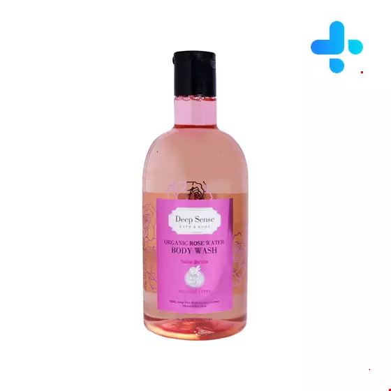 Deep Sense Organic Rose Water Body shampoo Suitable for all skin types 400 ml