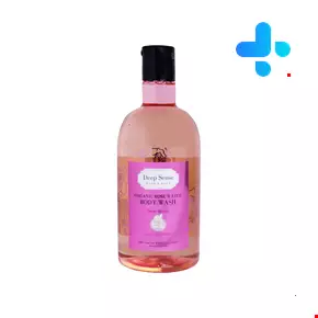 Deep Sense Organic Rose Water Body shampoo Suitable for all skin types 400 ml