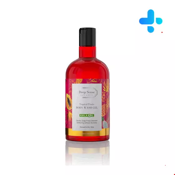 Deep Sense Tropical Fruits Body Wash Gel Suitable for normal and dry skin 400 ml