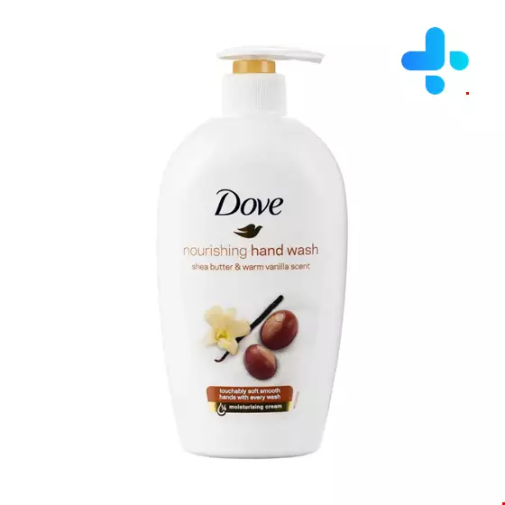 Shea utter and warm vanilla scent nourshing wash dove