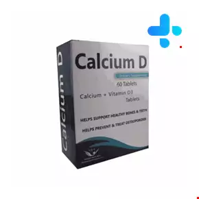 قرص کلسیم و ویتامین دی سیمرغ دارو 60 عددی