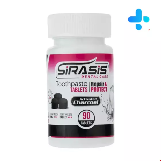 Sirasis Charcoal Toothpaste And Mouthwash 90 Pcs