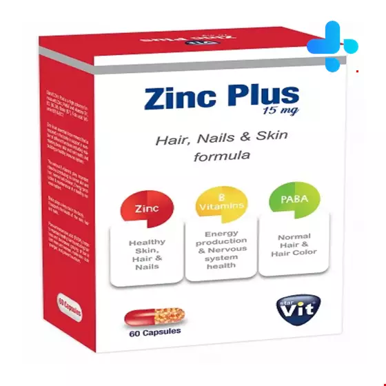 Star Vit Zinc Plus 15 Mg Slow Release 60 Capsules
