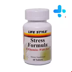 قرص استرس فرمولا ویتامین بی همراه با آهن لایف استایل
