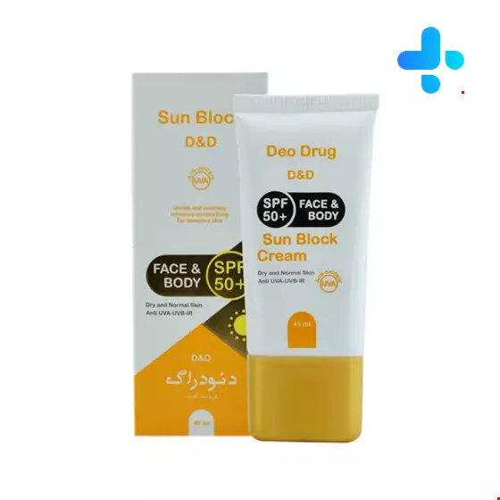 Sunblock SPF50 Deodrug 45ml Cream