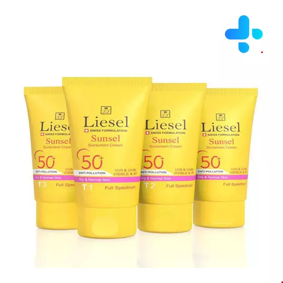 Sunsel Dry And Normal Skin Sunscreen Cream SPF50+ Liesel