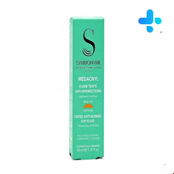 Synbionyme Medacnyl Fluide Anti Imperfections For Combination To Oily Skin Beige Clair 40 Ml