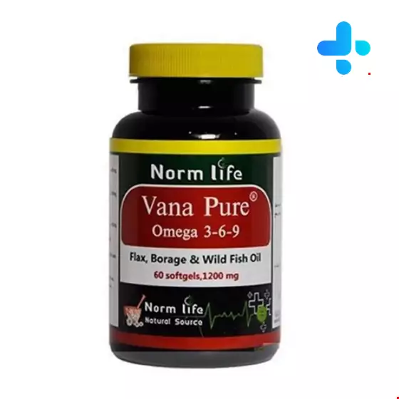 Norm Life Vana Pure Omega 3 6 9  60 Softgel 