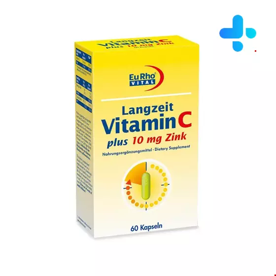 Vit C Pluse Zinc 10mg EuRhoVital 60 Capsule