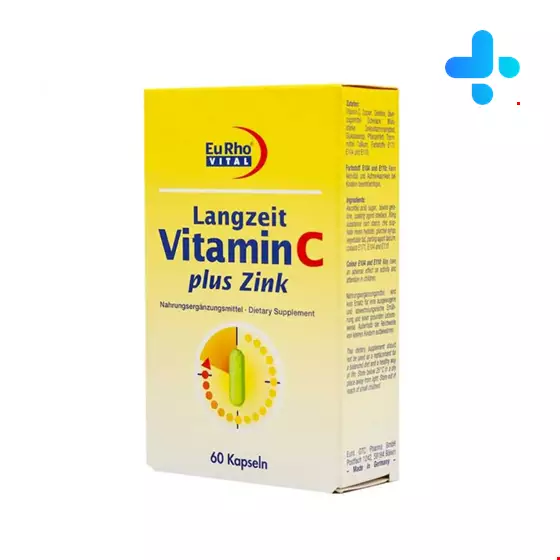 Vit C Pluse Zinc 5mg EuRhoVital 60 Capsule