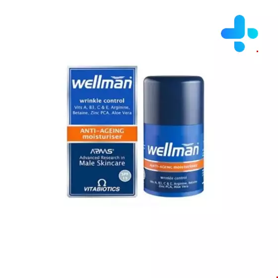 Vitabiotics Wellman anti ageing moistuirezer