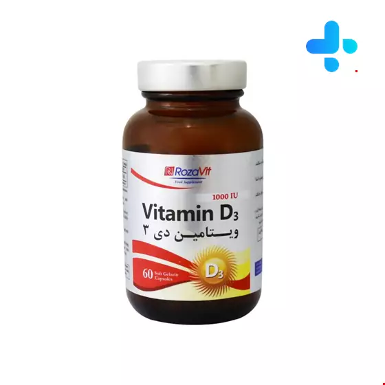 Vitamin D3 RozaVit 1000mg 60 Capsule
