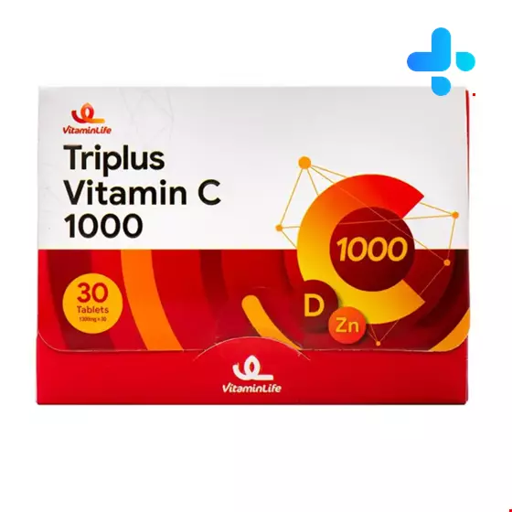 Vitamin Life Triplus Vitamin C 1000 mg 30 Tabs