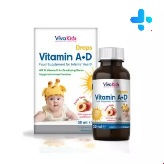 Viva Kids Vitamin A D Drop 30 Ml 