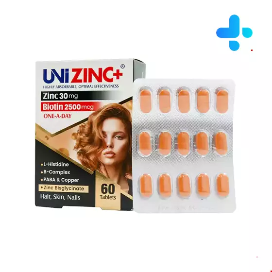 Abian Darou Uni Zinc Plus 60 Tabs