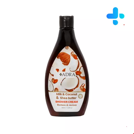Adra Milk And Coconut And Shea Butter Shower Cream 400 Ml