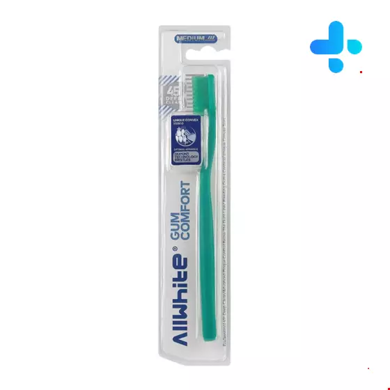 AllWhite Gum Comfort Medium Toothbrush Code 625