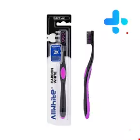  Allwhite Soft Carbon White Toothbrush