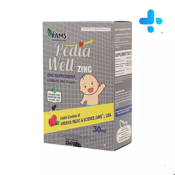 AMS Pedia Well Zinc Supplement 30 Ml