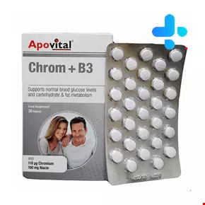 Apovital Chrom and B3  30 Tablets